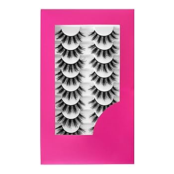 Amazon.com: beautykaisen 8Pair 3D False Eyelashes Fluffy